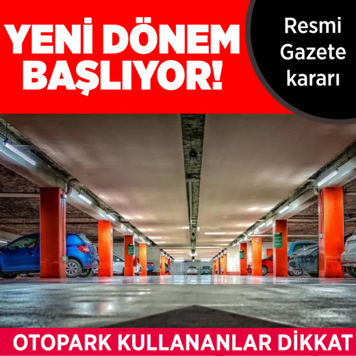 Otoparklarda yeni dönem başlıyor: Resmi Gazete'de yayımlandı