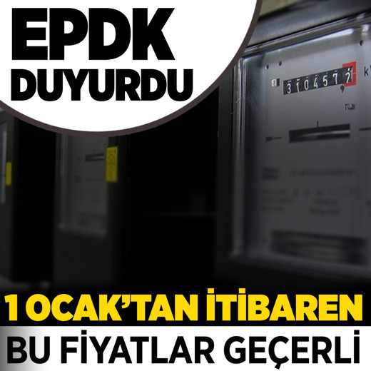 EPDK sayaç kontrol, kesme-bağlama bedellerini belirledi! 1 Ocak'tan itibaren geçerli