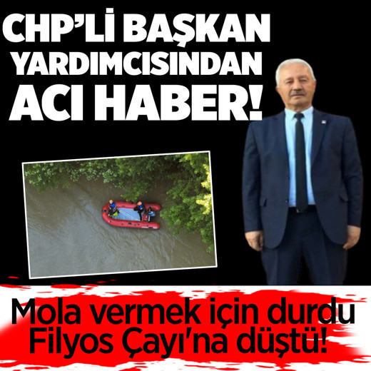 Filyos Çayı'na düşen CHP Karabük İl Başkan Yardımcısı Mustafa Erten’in cansız bedenine ulaşıldı