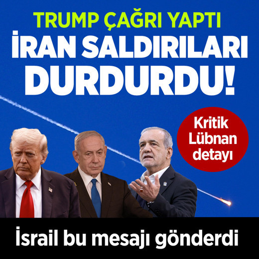 İran Silahlı Kuvvetleri: İsrail'e yönelik operasyonlar durduruldu