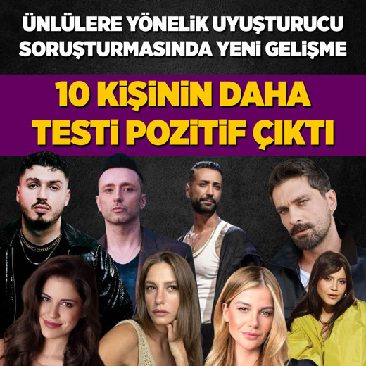 Uyuşturucu soruşturmasında test sonuçları ortaya çıktı