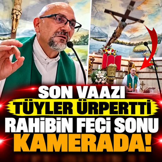 Ekvador'da rahibin feci ölümü! Ayin sırasında üzerine dev haç düştü