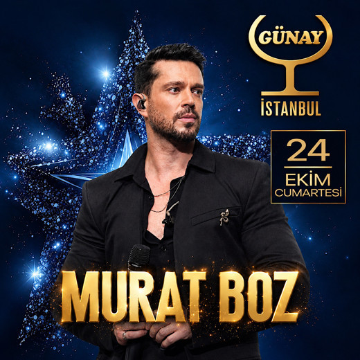 Murat Boz, 24 Ekim’de Günay Restaurant’ta sahne alacak