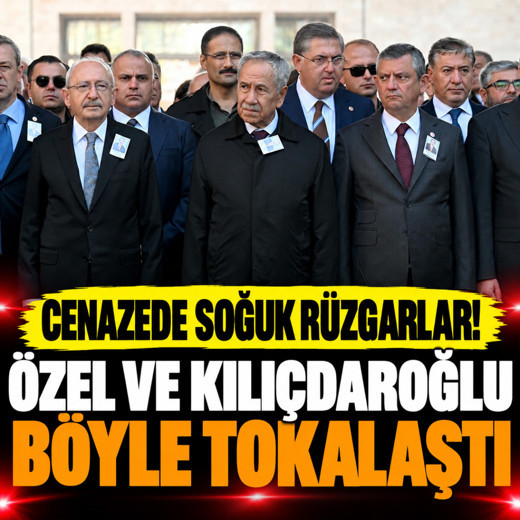 Özgür Özel ile Kemal Kılıçdaroğlu cenaze töreninde tokalaştı! O anlar böyle görüntülendi