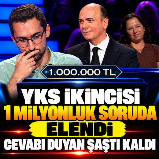 YKS Türkiye ikincisi Semih, Kim Milyoner Olmak İster'e damga vurdu! 1 milyonluk soruyu açtırdı