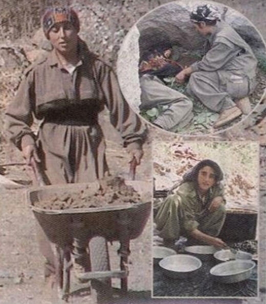 Kadın PKK'lıların içler acısı görüntüleri! - Resim: 1
