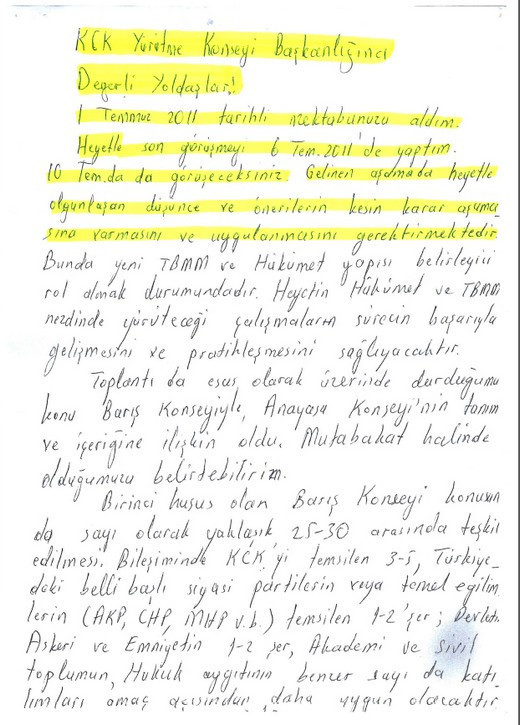 13 askeri şehit eden mektup - Resim: 1