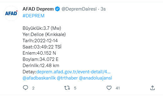 Deprem oldu! Sabaha karşı sallandı AFAD şiddetini açıkladı - Resim: 0