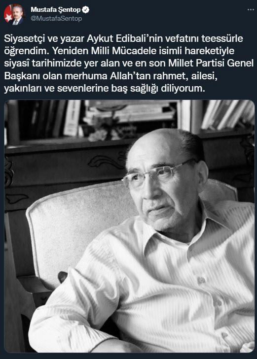 Millet Partisi Genel Başkanı Aykut Edibali vefat etti - Resim: 0