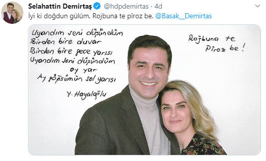 Demirtaş'tan doğum günü kutlaması - Resim: 0