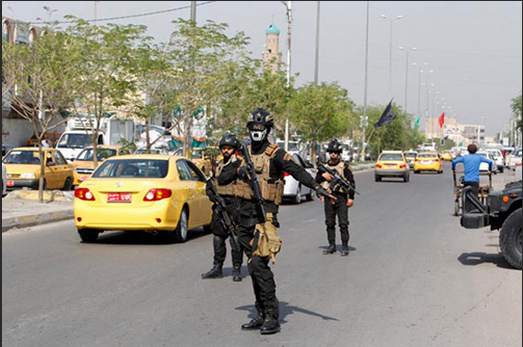Irak'ta anti-terörist timleri sokağa indi! - Resim: 1