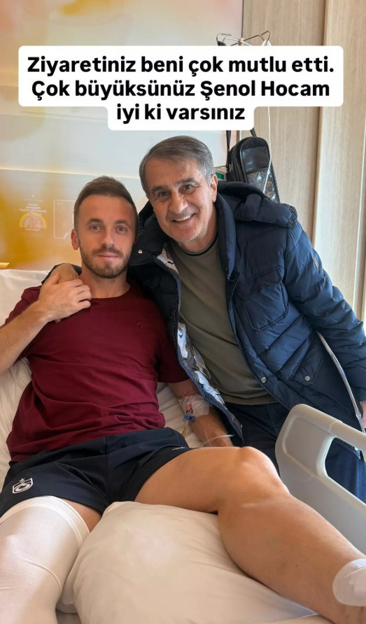 Eski takım arkadaşlarından Edin Visca’ya moral ziyaretleri - Resim: 0