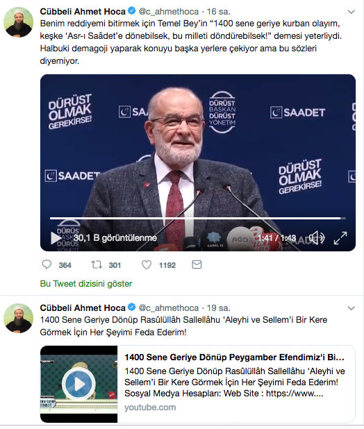 Temel Karamollaoğlu ile Cübbeli birbirlerine girdi - Resim: 0