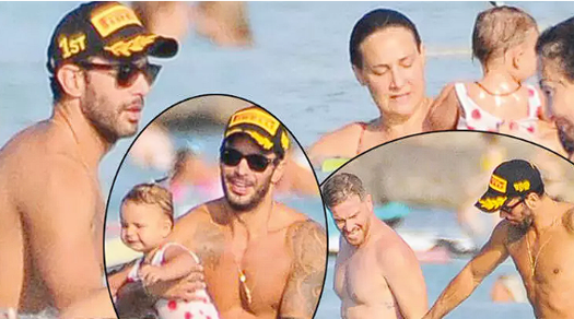 Gupse Özay ile Barış Arduç minik kızlarıyla deniz keyfi yaparken görüntülendi - Resim: 2