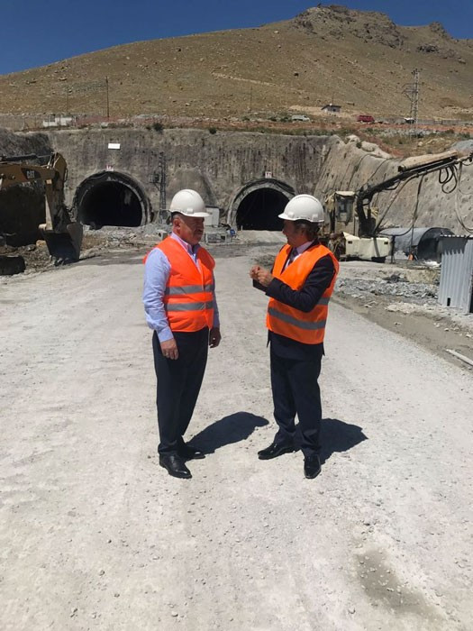 Bakan Arslan Ovit Tüneli'ni teftiş etti dünyanın en uzun tüneli - Resim: 2