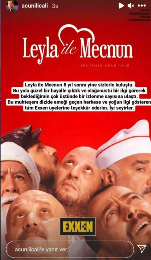 Exxen sahibi Acun Ilıcalı'dan Leyla ile Mecnun açıklaması: Olağanüstü! - Resim: 3