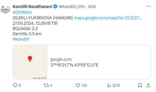Hakkari'de deprem paniği! Kandilli duyurdu - Resim: 0