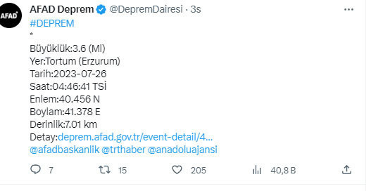 Sabaha karşı sallandı panik yaşandı! AFAD'dan deprem açıklaması - Resim: 0
