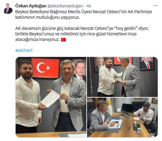 CHP’den istifa eden Nevzat Cebeci AK Parti’ye katıldı - Resim: 0