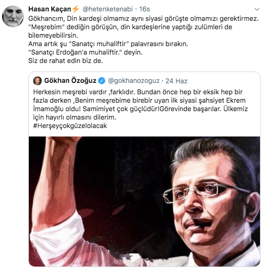 İmamoğlu'na destek vermişti! Gökhan Özoğuz'a Hasan Kaçan'dan olay tepki - Resim: 3