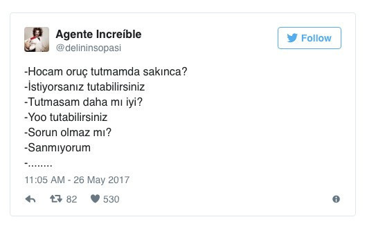 Ramazan ile ilgili öyle tweet attı ki gülmek garanti - Resim: 4
