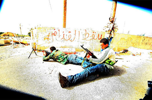 Libya'da çatışma anı - Resim: 1