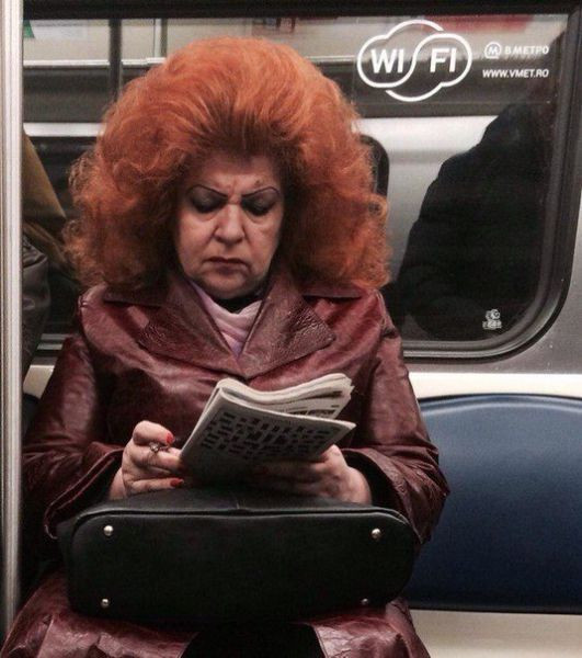 Metroda görebileceğiniz en acayip tipler - Resim: 4