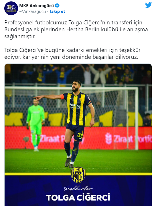 Tolga Ciğerci'nin yeni takımı sürpriz oldu! Kulübü transferi duyurdu - Resim: 0