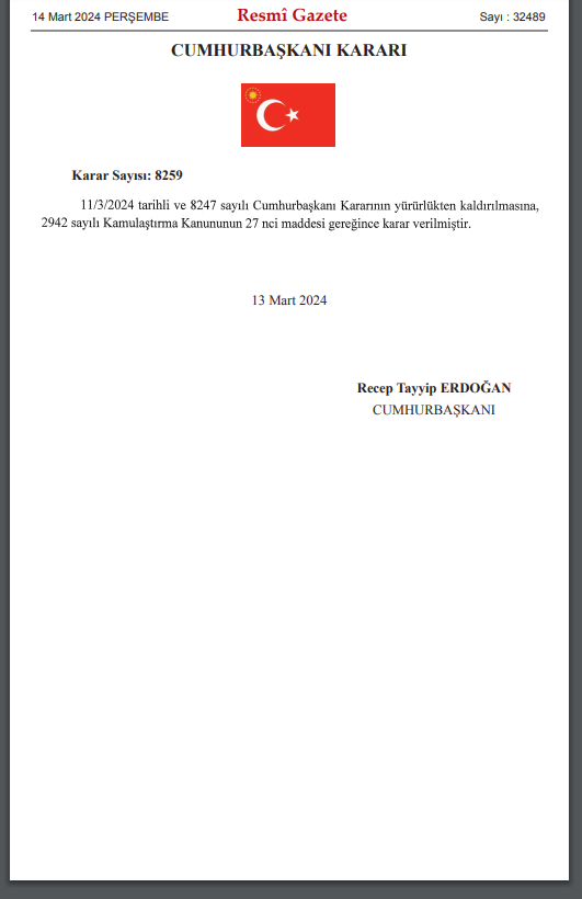 Erdoğan, Akbelen'deki arazileri kamulaştırma kararını iptal etti - Resim: 0