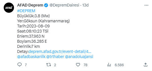 Sabah saatlerinde panik yaratan deprem! AFAD son depremin şiddetini açıkladı - Resim: 0