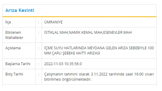 Hazırlıkları yapın İSKİ duyurdu! Yarın bu ilçelerde 12 saat su yok - Resim: 6