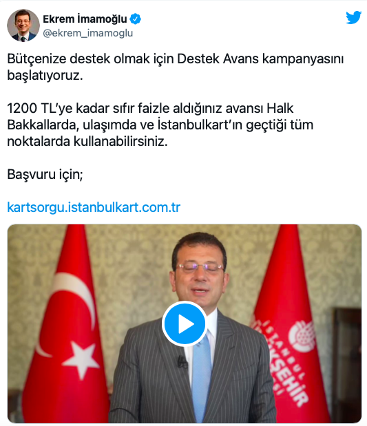Ekrem İmamoğlu açıkladı! İBB faizsiz avans verecek - Resim: 0