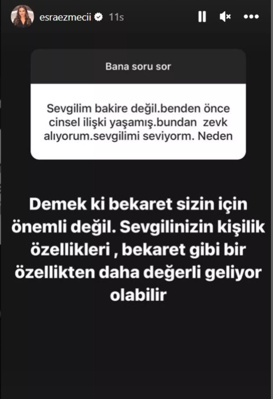 Esra Ezmeci'ye bomba 'bekaret' sorusu! 'Sevgilinizin kişilik özellikleri...' - Resim: 3