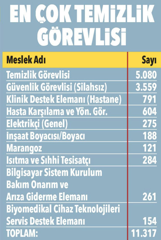 Milyonlarca sağlıkçı bekliyordu! İşte sözleşmeli personel kontenjan tablosu - Resim: 2