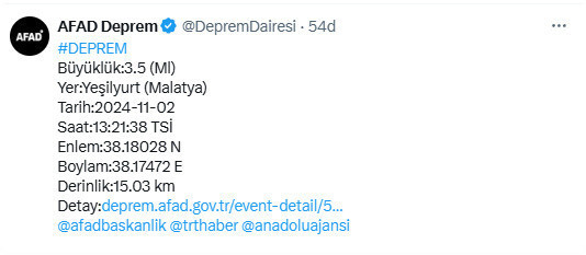 Malatya'da deprem paniği! AFAD'dan açıklama geldi - Resim: 0