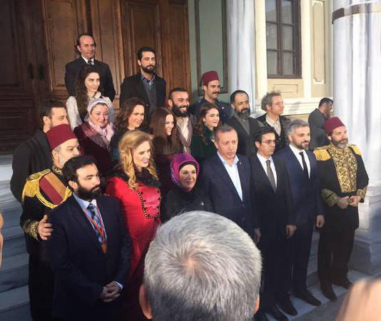 Erdoğan Filinta dizisinin setini gezdi - Resim: 1