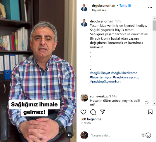 Prof. Dr. Gökçen Orhan odasında ölü bulundu! Son paylaşımı dikkat çekti - Resim: 0