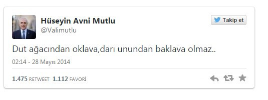 Hüseyin Avni Mutlu'nun unutulmaz Tweetleri! - Resim: 1
