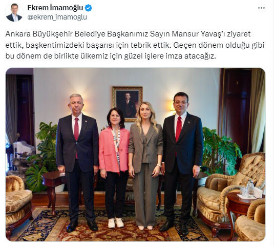 Ekrem İmamoğlu ve Mansur Yavaş seçimin ardından ilk kez bir araya geldi - Resim: 0