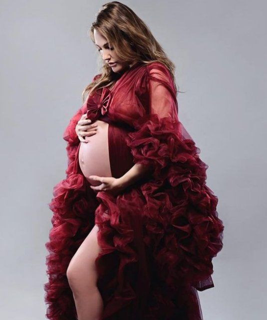 Meryem Uzerli'den olay hamilelik pozları! Karnı burnunda paylaştı - Resim: 3