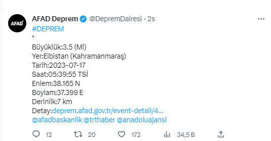 Panik yaratan deprem! AFAD'dan açıklama geldi - Resim: 0