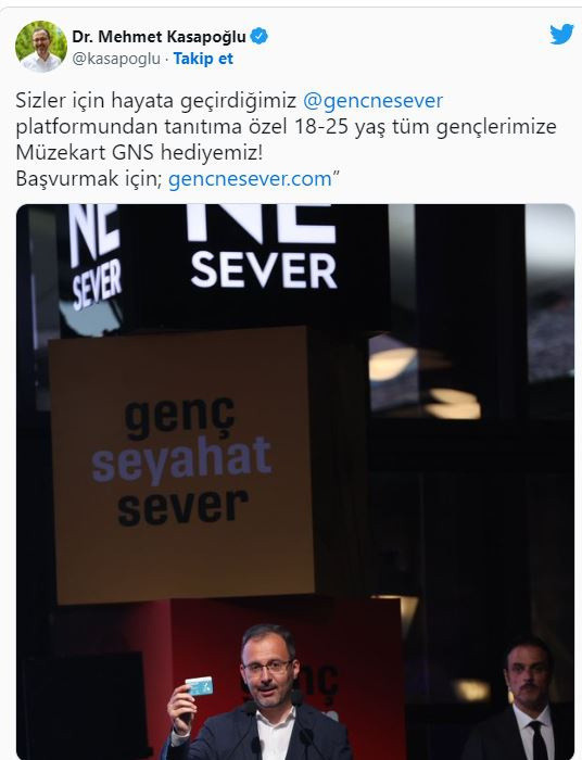 Bakan Kasapoğlu'ndan 18-25 arası tüm gençlere 'Müzekart GNS' müjdesi: Ücretsiz olacak - Resim: 0