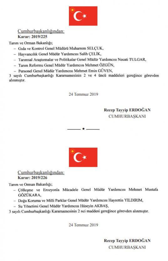 Kabineye revizyon mu geliyor? Tarım Bakanlığı'ndaki görevden almalar! - Resim: 0