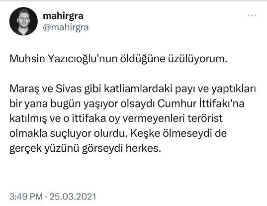 Akşener'in savunduğu Mahir Akkoyun'un paylaşımları ortaya çıktı! Türkeş ve Yazıcıoğlu sözleri tepki çekti - Resim: 1