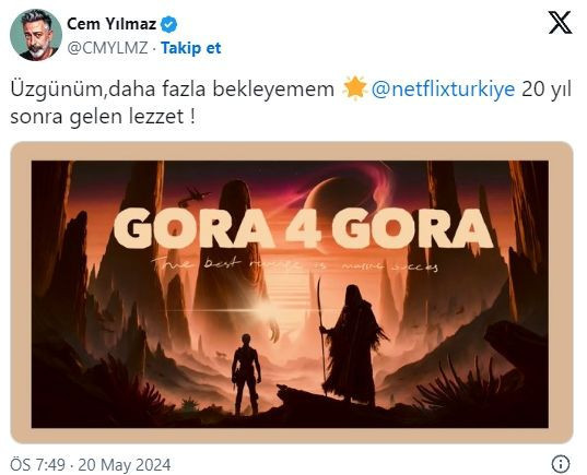 Cem Yılmaz sevenlerine müjdeyi verdi! GORA 4 GORA geliyor! - Resim: 3