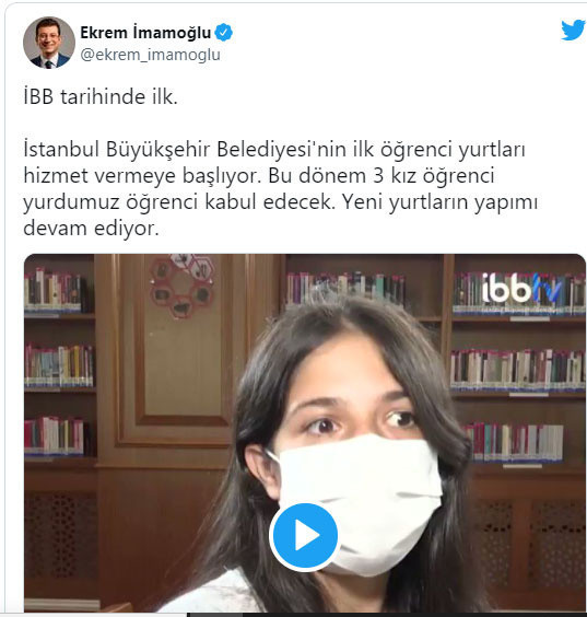 Ekrem İmamoğlu duyurdu! İBB'nin ilk öğrenci yurtları hizmet vermeye başlıyor - Resim: 0