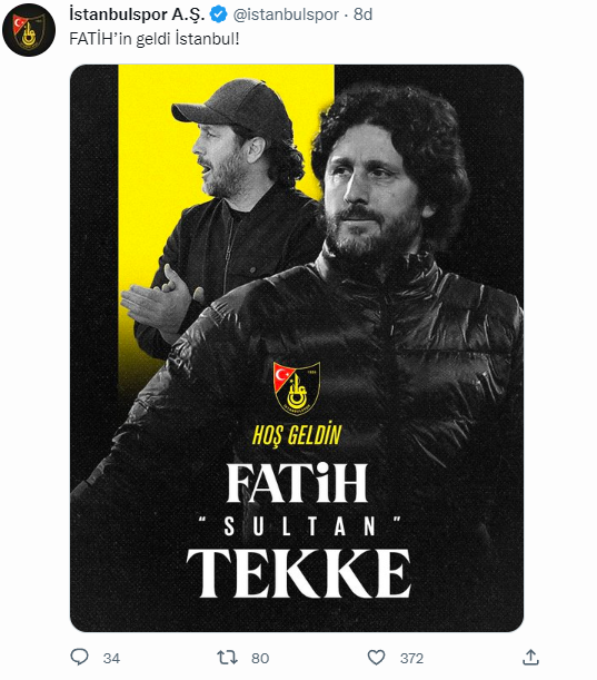Süper Lig ekibi açıkladı! Yeni teknik direktör Fatih Tekke oldu - Resim: 0