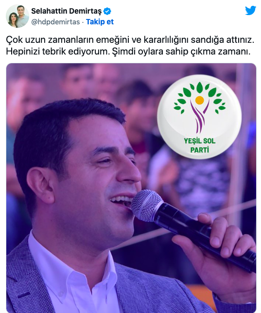 Demirtaş'tan çağrı: Şimdi oylara sahip çıkma zamanı - Resim: 0