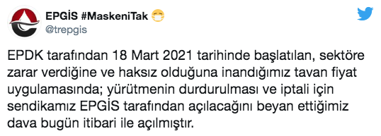 EPGİS, akaryakıtta tavan fiyatı mahkemeye taşıdı - Resim: 0