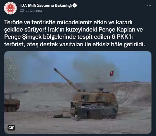 Irak'ın kuzeyinde 6 PKK'lı teröristin etkisiz hale getirildi - Resim: 0